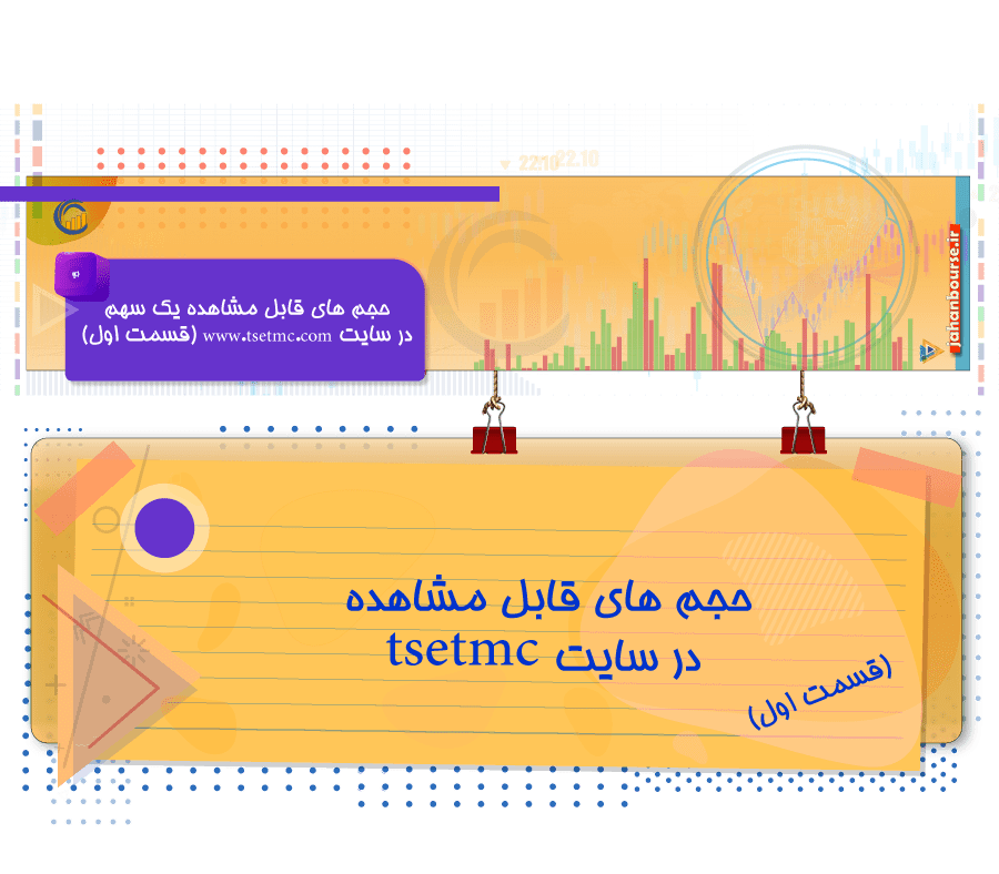 حجم های قابل مشاهده یک سهم در سایت tsetmc ـ قسمت اول